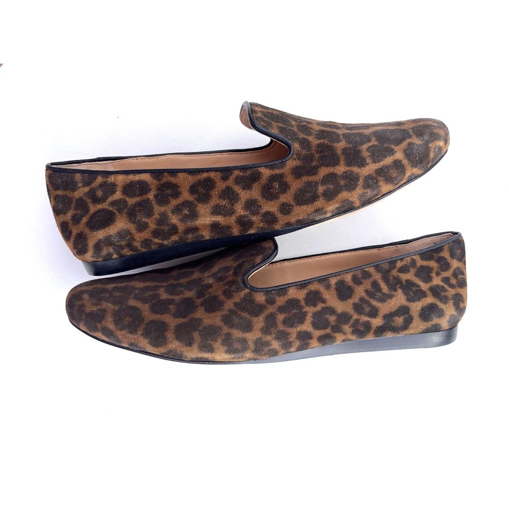 Veronica Beard Griffin Leopard Print Suede Loafers Women's Size 5M - Picture 8 of 10